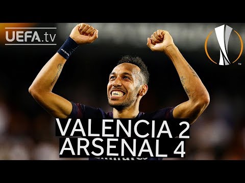 VALENCIA 2-4 ARSENAL #UEL HIGHLIGHTS