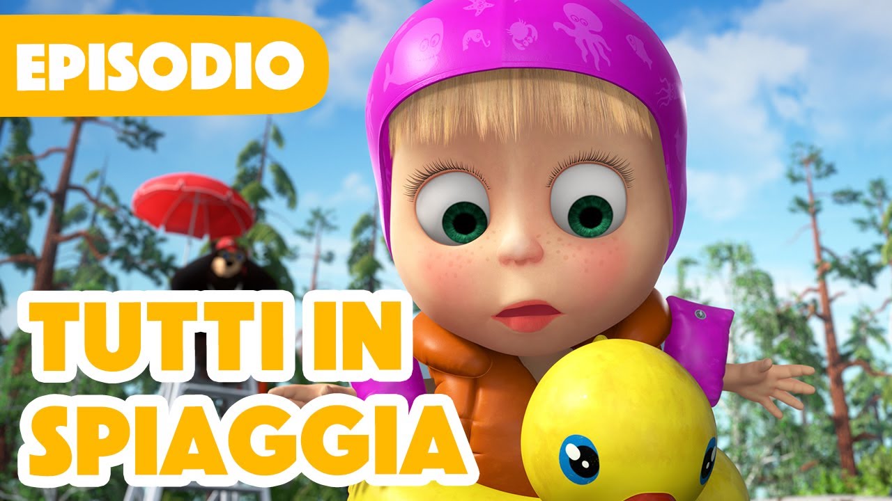 💥 Nuovo episodio 2024 💥 Masha e Orso 🐻👱‍♀️ Tutti in spiaggia 🏖🏊‍♂️ (Episodio 104) 💥 Nuova stagione