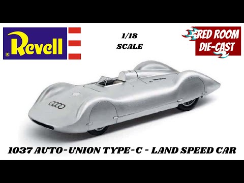 1937 AUTO UNION TYPE-C - LAND SPEED RECORD CAR - By REVELL