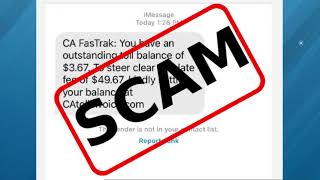 Catollinvoice.com - CA Toll Invoice Text Scam, Explained