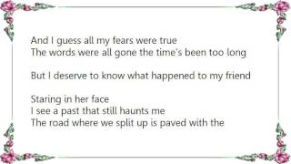 Edwin McCain - Sorry to a Friend Lyrics