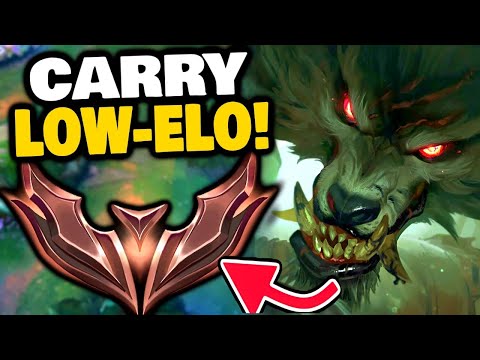HOW to CARRY in LOW ELO on WARWICK JUNGLE!