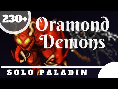 Oramond Demons for Solo RP 200+ [Tibia]