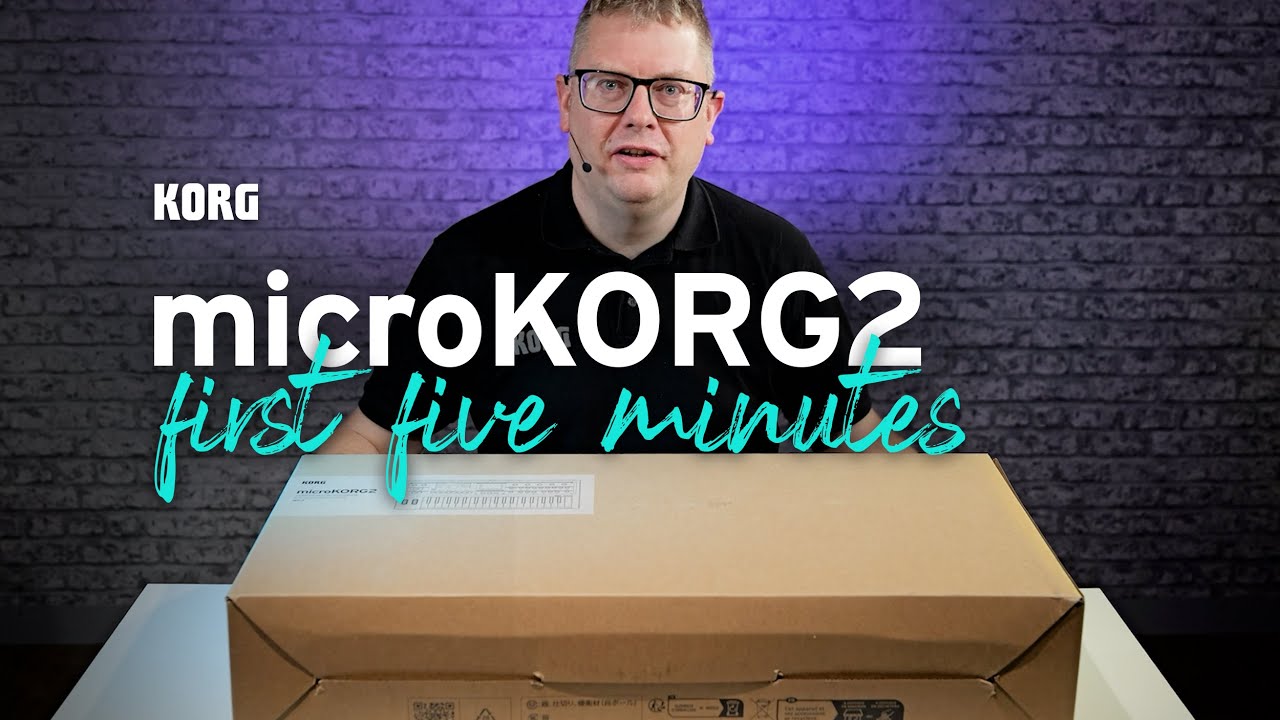 Get started with the Korg microKORG2 - unboxing and quick tips - YouTube
