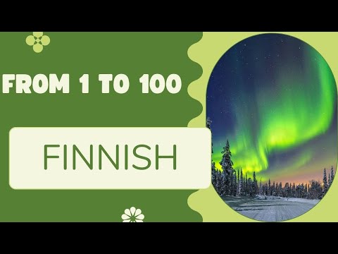 1 to 100 in FINNISH. #finland #counting #how #language #numbers #learning