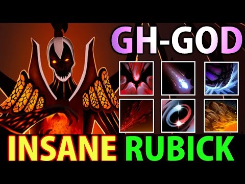 GH-GOD Rubick - Dota 2: Insane Rubick Show [Scepter & Silver Edge]