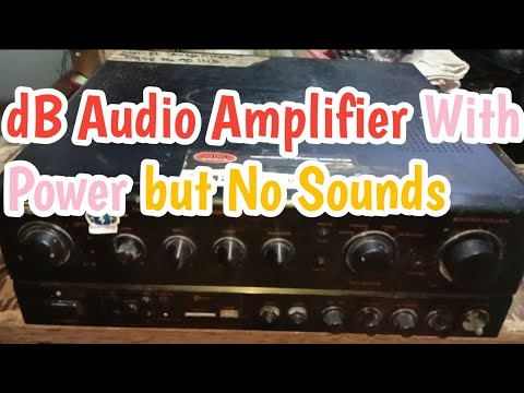dB Audio amplifier No Sounds