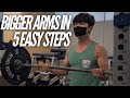 5 Beginner Tips For MASSIVE ARMS.