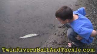 preview picture of video 'Matthew Catches a Little Pickerel- Father Son Fishing NJ-TRBT'