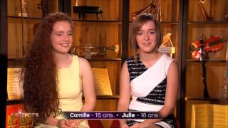 Camille et sa sœur Julie partagent leur admiration pour Gautier Capuçon