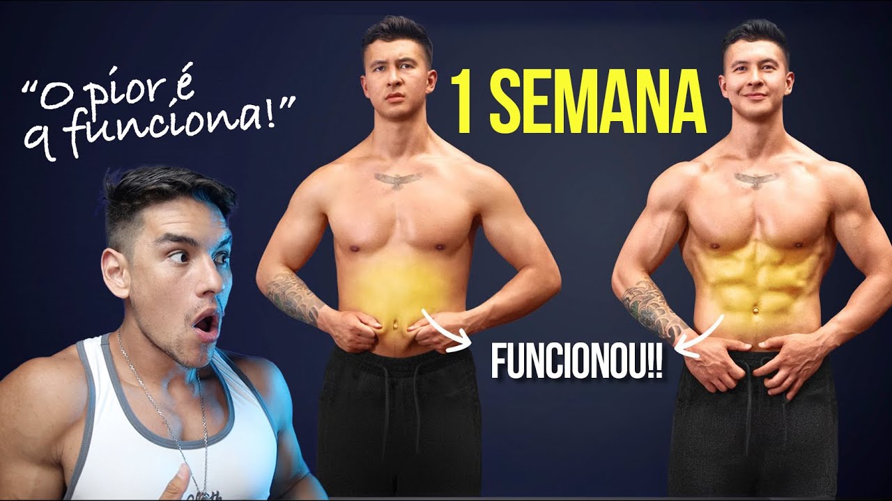Como Perder BARRIGA em 1 SEMANA!  - Passo a passo completo e arriscado!