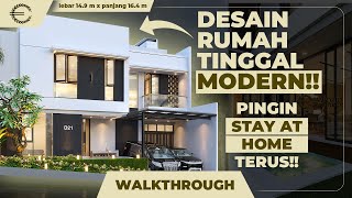 Video 3D Mr. Risman Modern House 3 Floors Design - Bintaro, Jakarta Selatan