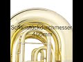 B&S GR51 4/4 Bb Tuba Messing helder gelakt thumbnail 2