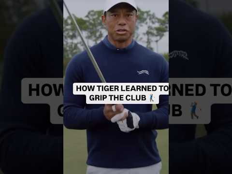 How Tiger Woods Learned To Grip A Golf Club