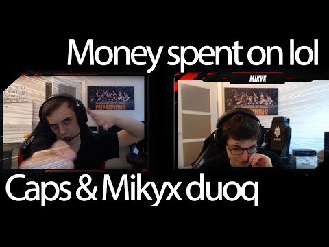 Caps + Mikyx Duoq | Skin money and no-ban in soloq | Double stream highlights