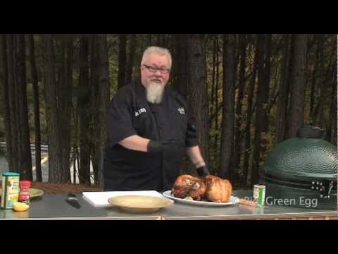 Dr BBQ Holiday Turkey on the Big Green Egg