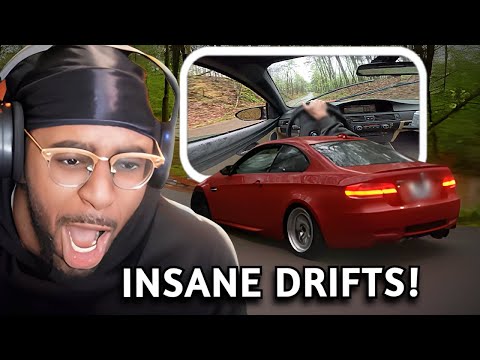 coolkid reacts to E92 M3 STREET DRIFTING TOUGE IN RAIN! @massonsaint