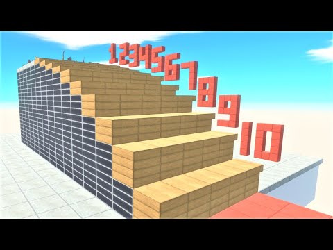 【 All unit stairs tournament 】Destroy the cage-Animal Revolt Battle Simulator