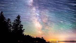 Milky way Meteor shower || 4K Time lapse