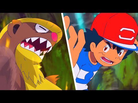 Ash vs Totem Gumshoos - 1st Alola Trial | Pokemon AMV