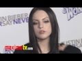 ELIZABETH GILLIES at "Never Say Never ...