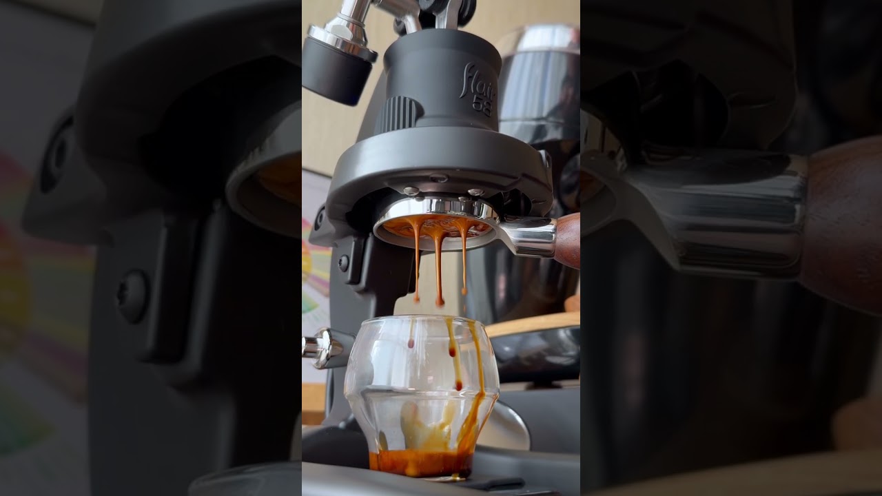 Espresso workflow with Flair58+2 & BOOKOO tools #espresso #coffee