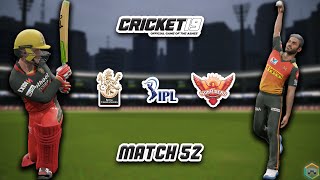 Last Ball Finish - IPL 2020 Match 52 RCB vs SRH Highlights - IPL Gaming Series - Cricket 19