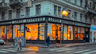 Download the video "Evening Walk in Vienna 8th District (Josefstadt), February 2024 | 4K HDR"