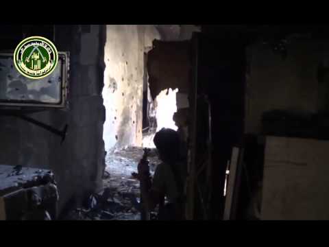 اشتباكات خلال اقتحام لواء البراء لعدد من النقاط العسكرية في حي جوبر في مدينة دمشق  واستسلام عناصر لقوات النظام