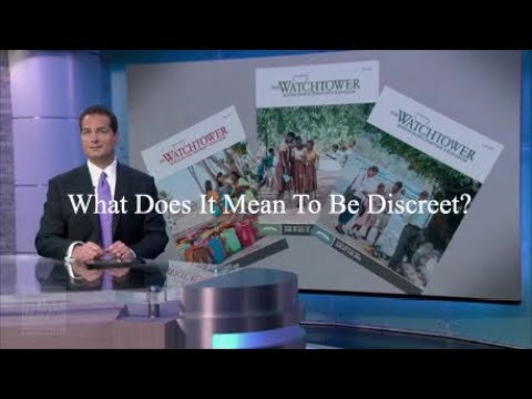 What Does It Mean To Be Discreet? – Preach From The Housetops