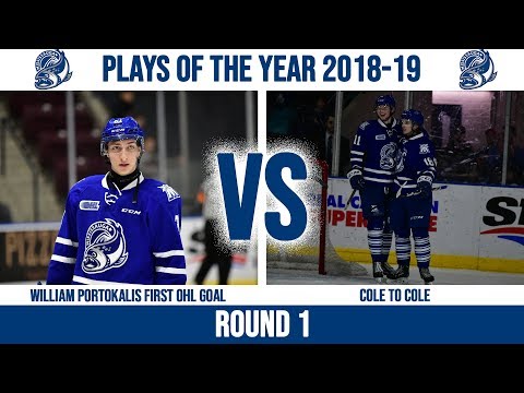 Steelheads Play of The Year Round 1 Showdown 3 - Portokalis First OHL Goal vs Cole To Cole