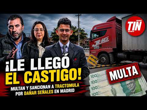 #reporter  ¡LE LLEGÓ EL CASTIGO! MULTA Y SANCIÓN A TRACTOMULA POR DAÑAR SEÑALE DE TRANSITO