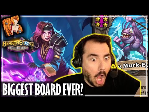 MY BIGGEST BOARD EVER?! - Hearthstone Battlegrounds