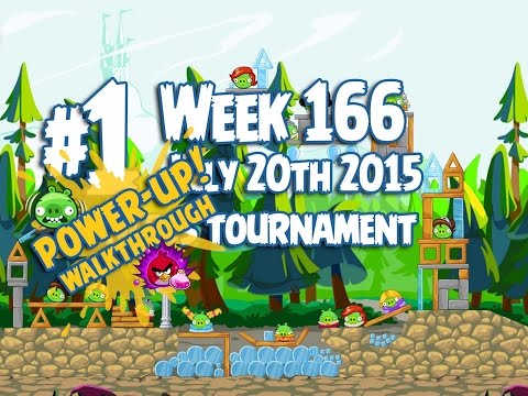 Angry Birds Friends Princess Tournament Level 1 Week 166 Power Up Highscore Walkthrough