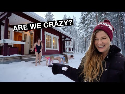 Americans Trying to be Finnish (FUNNY) | Lapland Finland