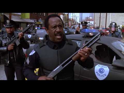 Detroit PD defend Cadillac Heights ~ RoboCop 3 (1993)