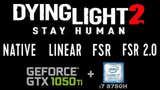 Native vs Linear vs FSR vs FSR 2 Test in Dying Light 2 Stay Human - Best Upscaler mode