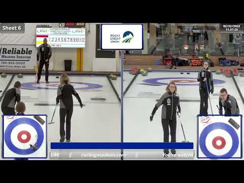 Daniel Humbke vs. Jared Jenkins - Draw 1 - Curling Alberta Mixed Provincial Championship
