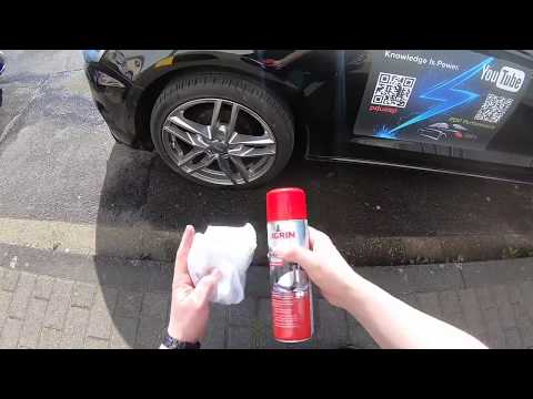 PKW Reifen pflegen und schwärzen mit NIGRIN Reifenpflege Audi A1/S1 Sportback Anleitung
