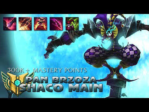 Pan Brzoza - Shaco main - 300k mastery points | Montage of best plays League Of Legends