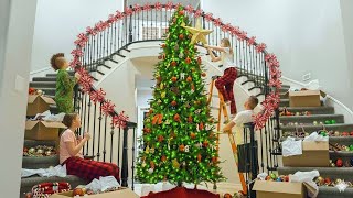 Setting up Our GIANT Christmas Tree!!