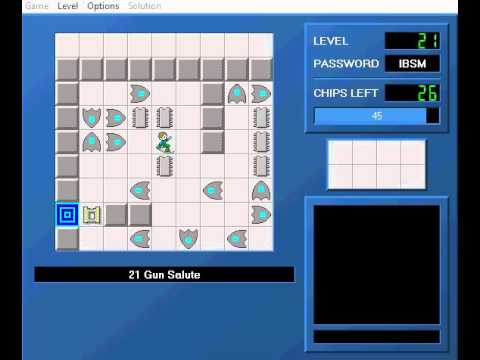 Let's Play Chip's Challenge (Not_CCLP4) Episode 3 - No Justice for Gliders