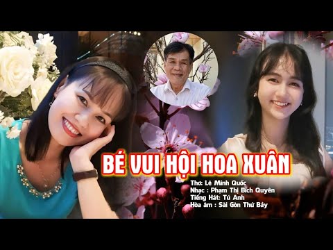 Bé vui hội hoa Xuân - Tú Anh