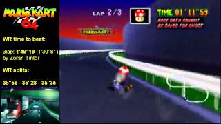 MK64 - former shortcut world record on Toad's Turnpike - 1'49''14 (1'30''77)