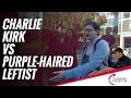 Charlie Kirk Debates Purple Haired Leftist About Gender