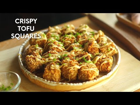 How to cook Crispy Tofu Squares | Tasty Tofu Recipe