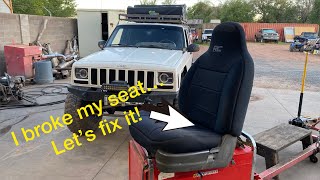 Jeep Cherokee XJ Broken Front Seat Repair