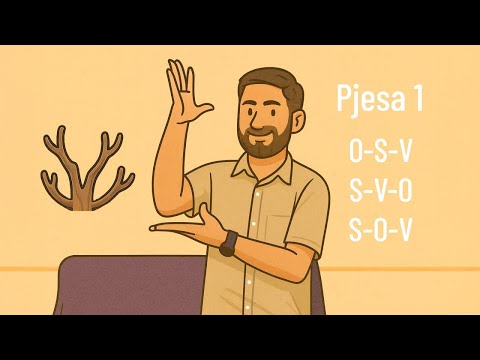 Gramatika visohapësinore në gjuhën e shenjave| Pjesa 1/Visuospatial Grammar in Sign Language| Part 1