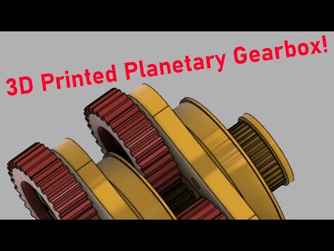 3D Printed Planetary Gearbox
