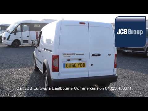 GU60YOD Ford Transit Connect T220 LR 1.8l JCB EUROVANS EASTBOURNE COMMERCIALS